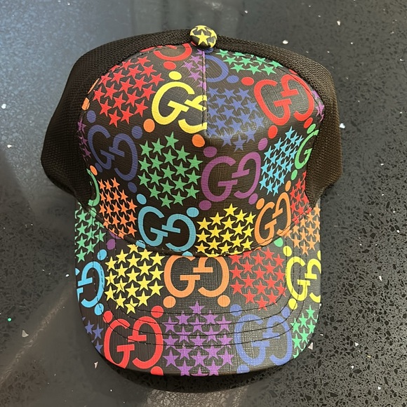 Gucci Rainbow Trucker Hat - Picture 2 of 8